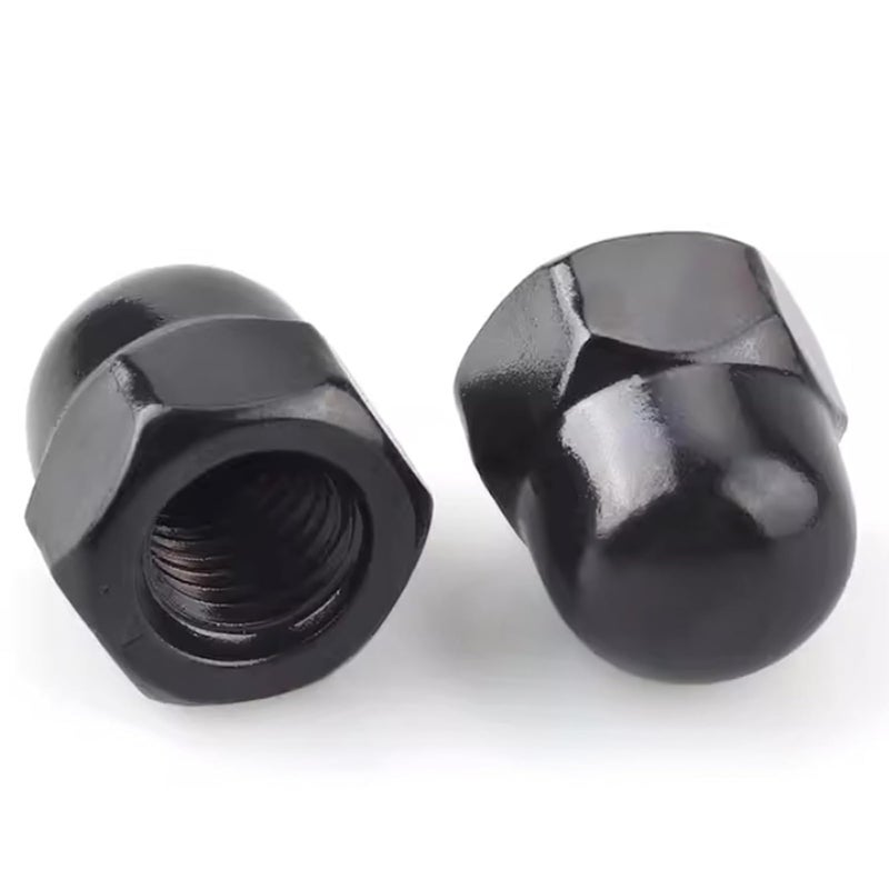 sotoolstop Store #10-24 Black Acorn Cap Nuts, Acorn Nut Stainless Steel 18-8(304), 50Pcs-Pack - Image 1